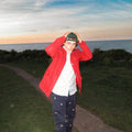 barbour red "fireman's" jacket
