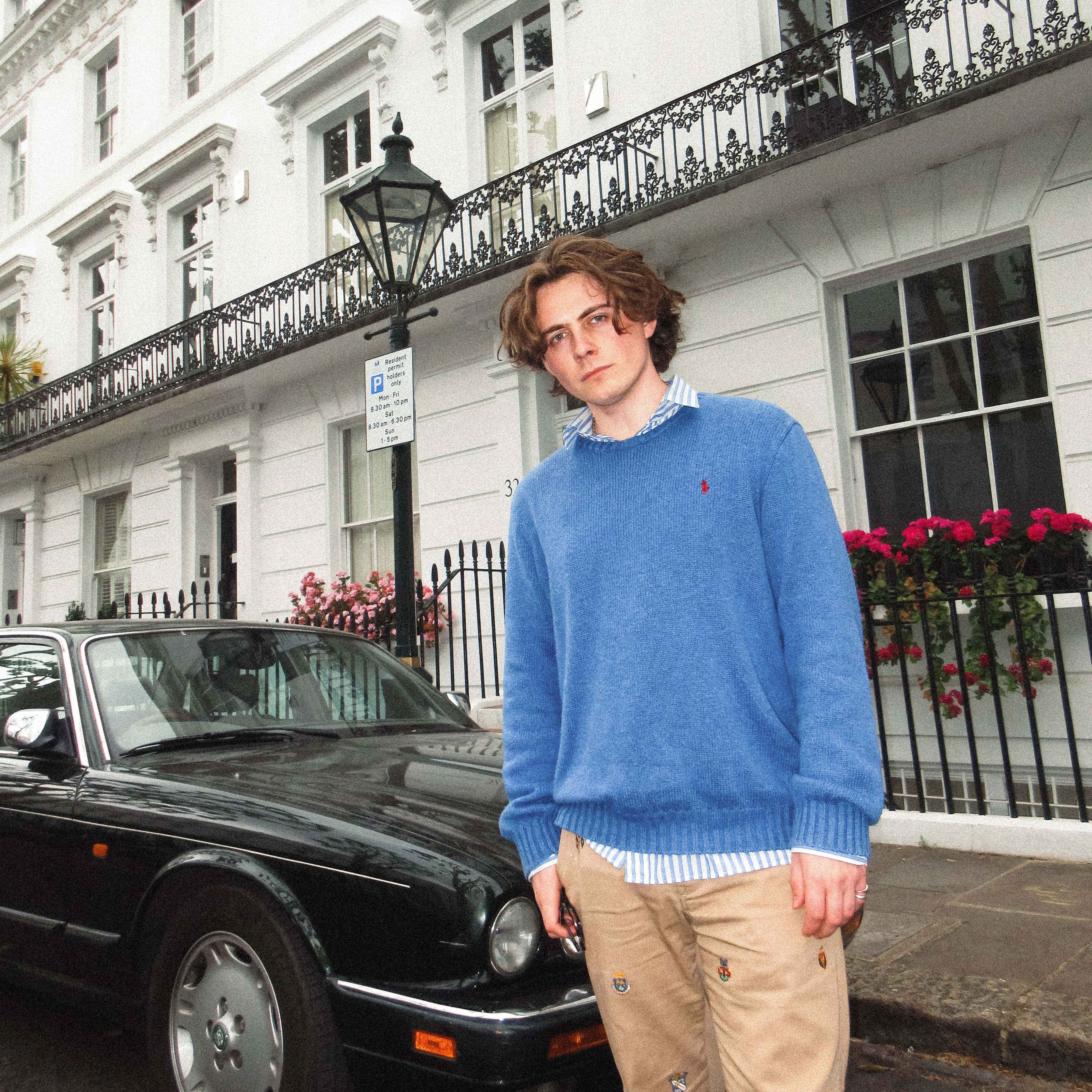 ralph lauren light blue jumper