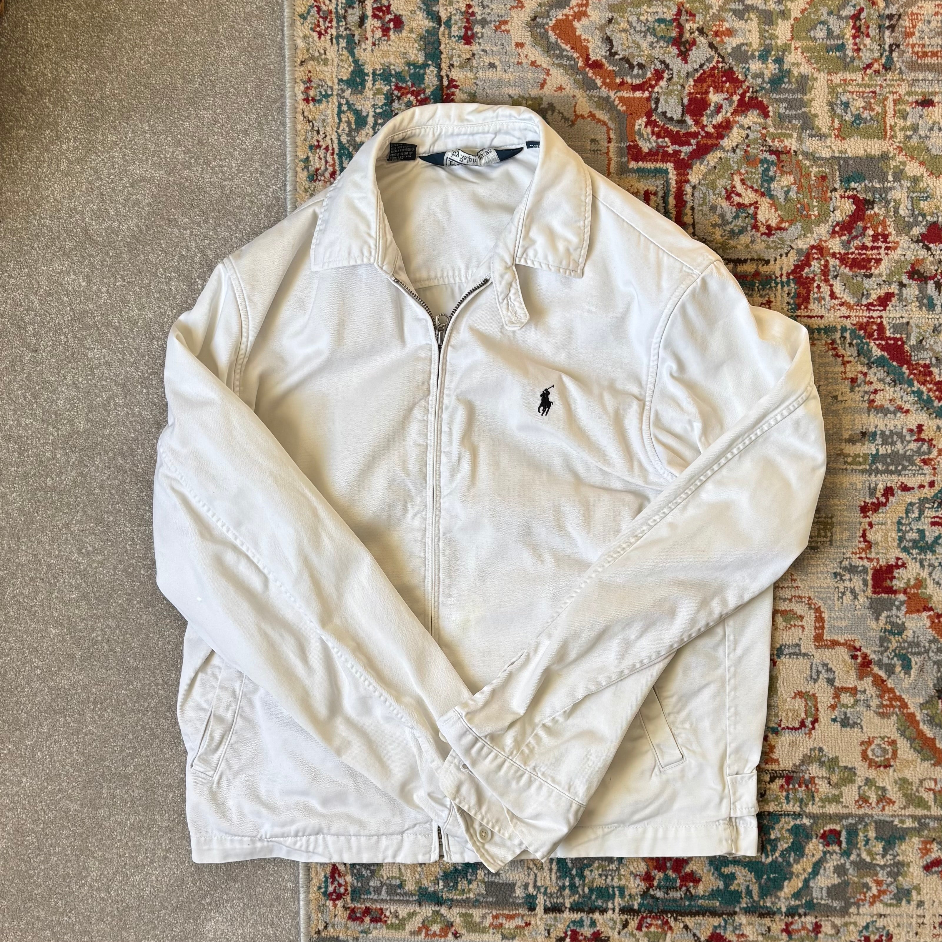 ralph lauren white “tennis” jacket