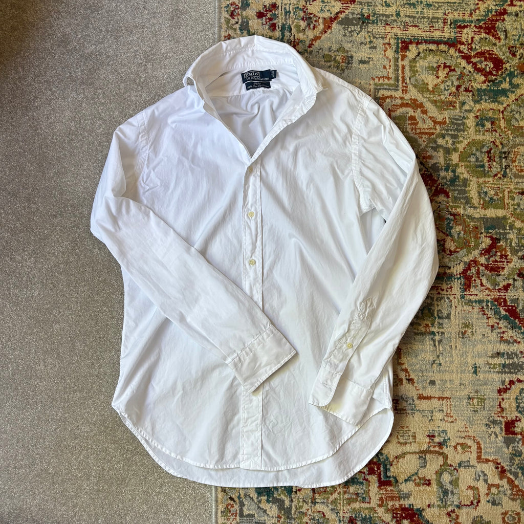 ralph lauren white “philip” shirt