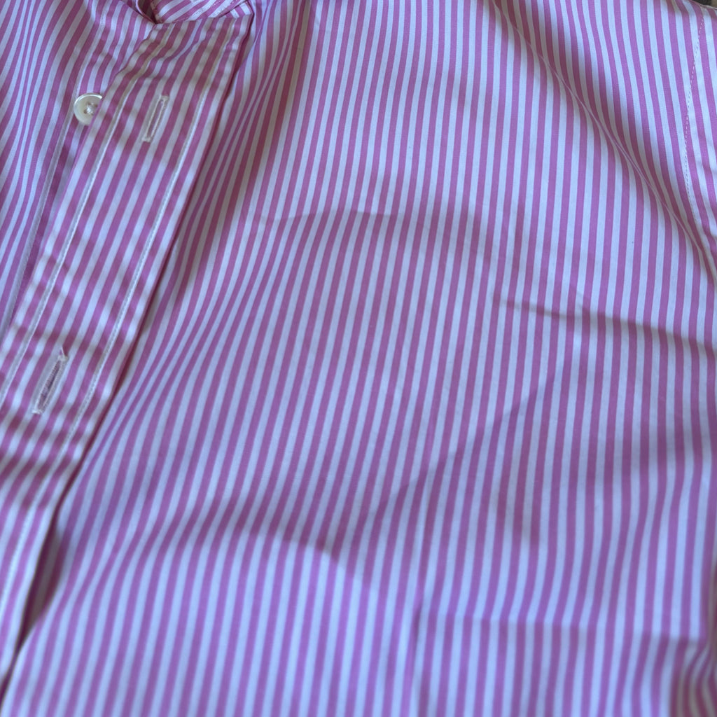 ralph lauren pink stripey shirt