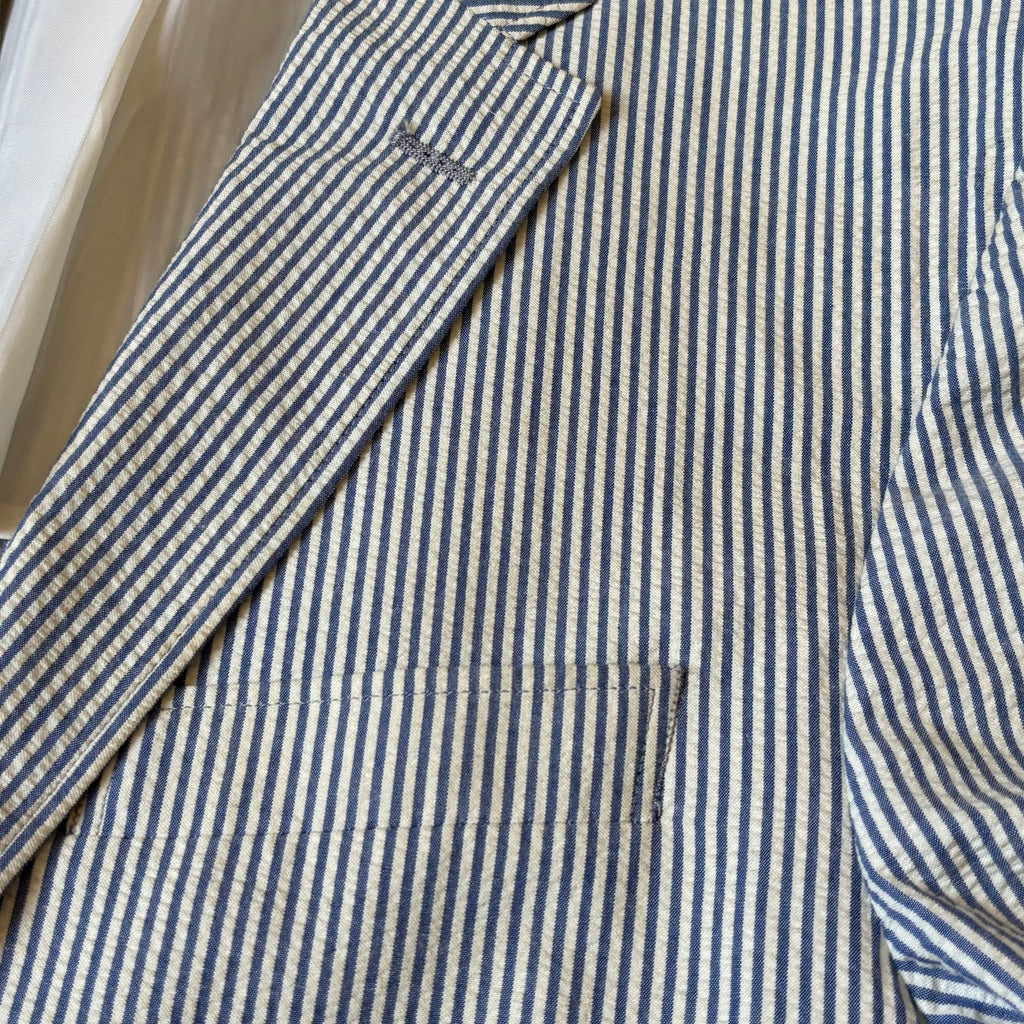 ralph lauren blue stripey summer jacket