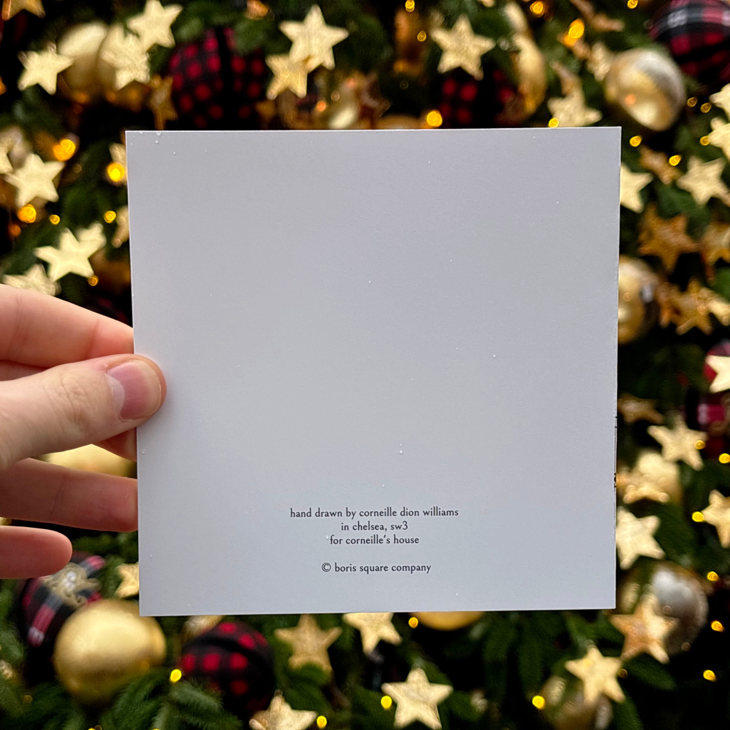 the "but it's christmas" card