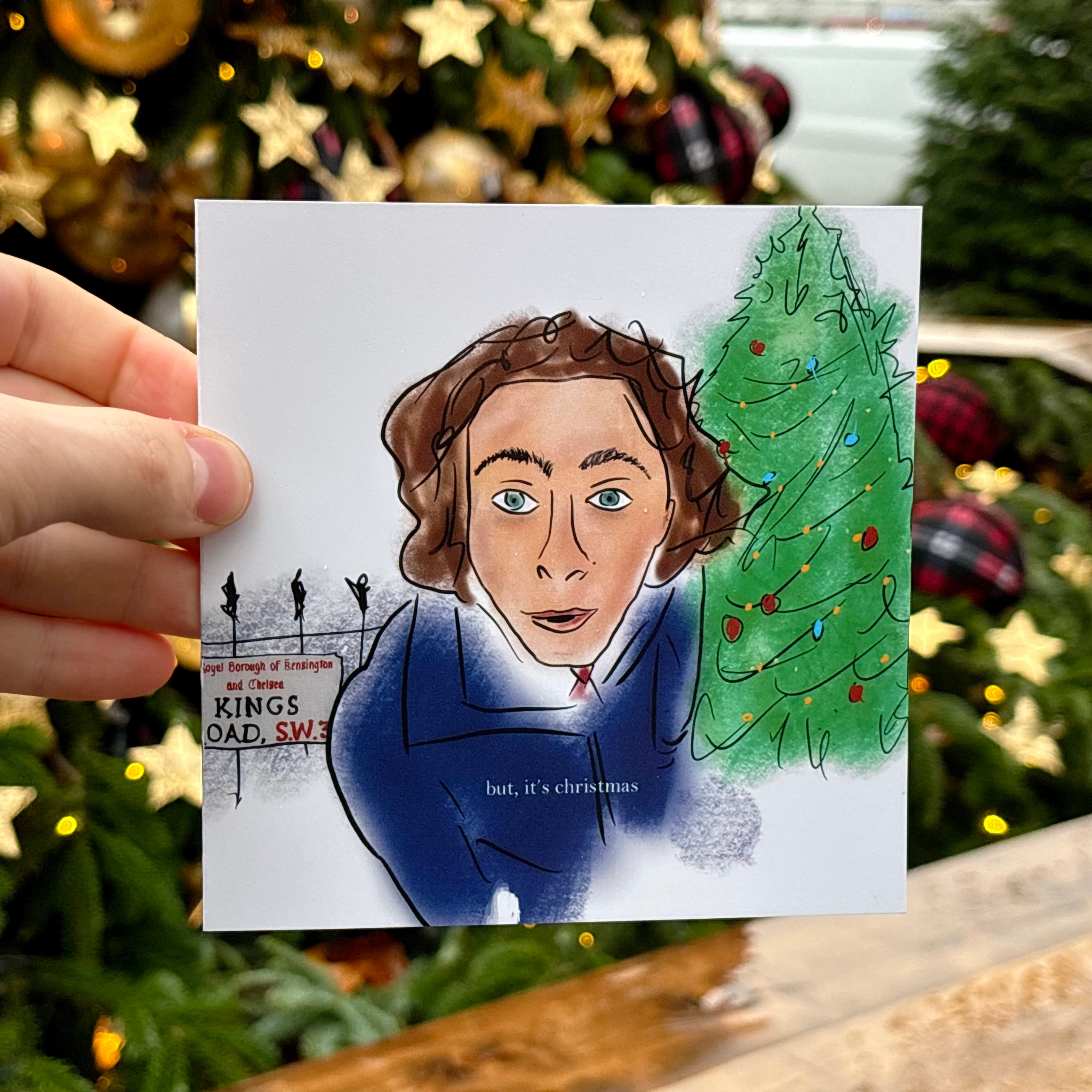 the "but it's christmas" card