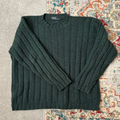 ralph lauren green ribbed sailor's jumper