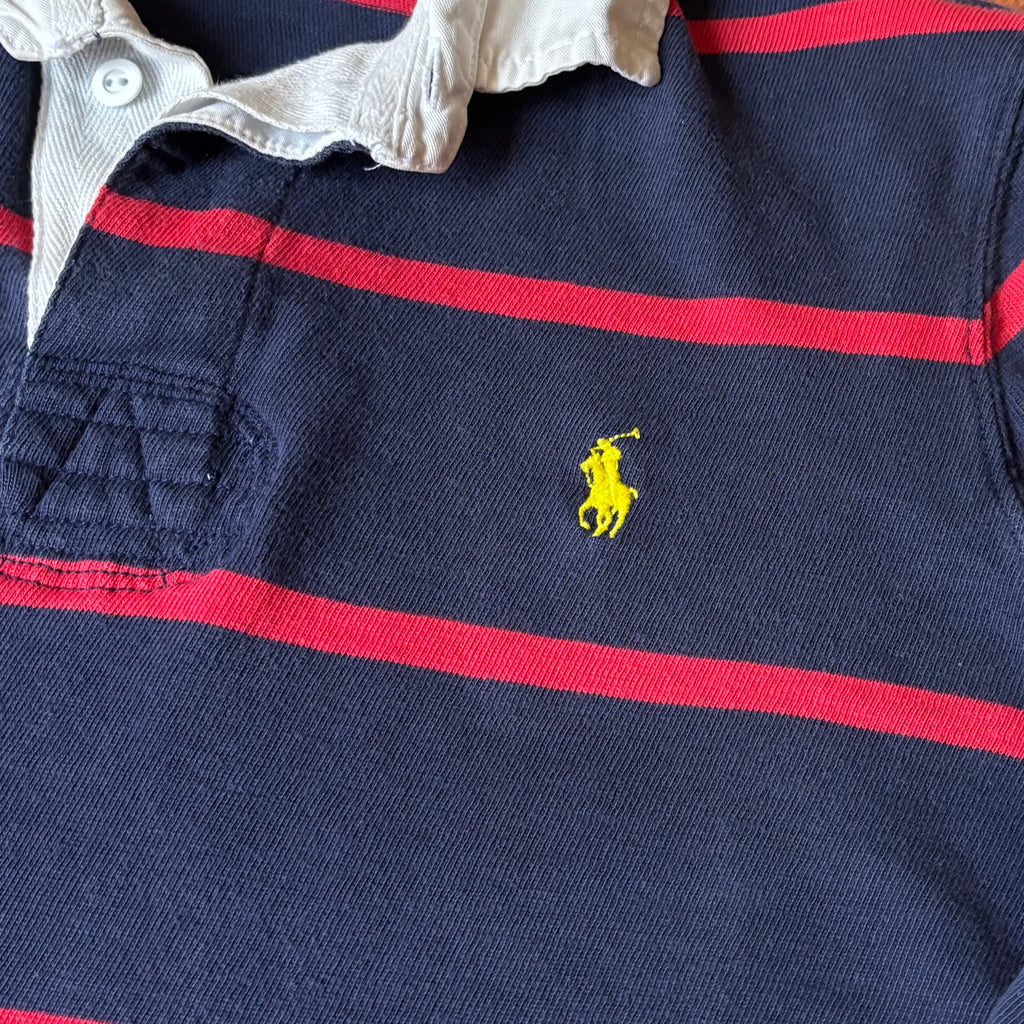 ralph lauren stripey rugby shirt