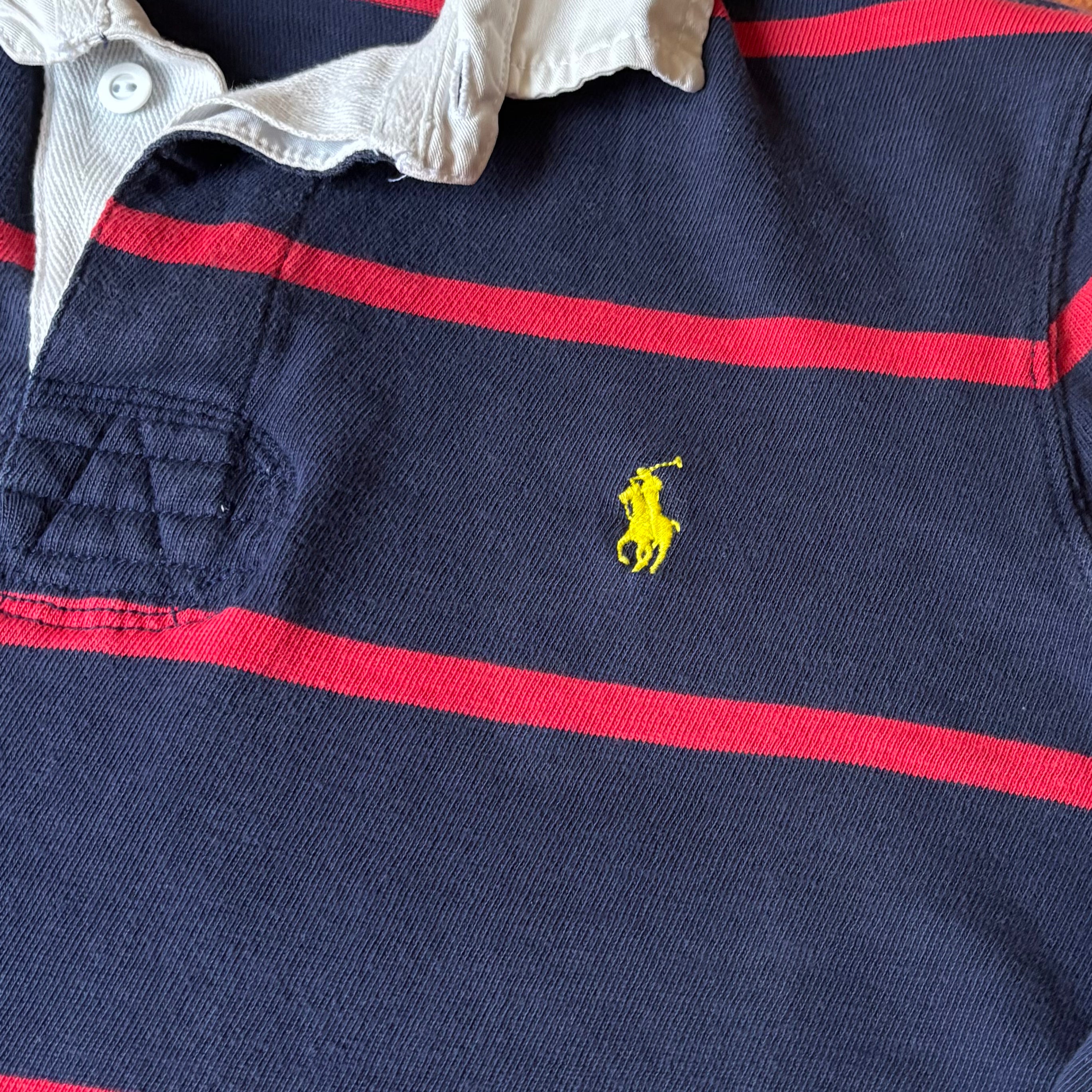 ralph lauren stripey rugby shirt