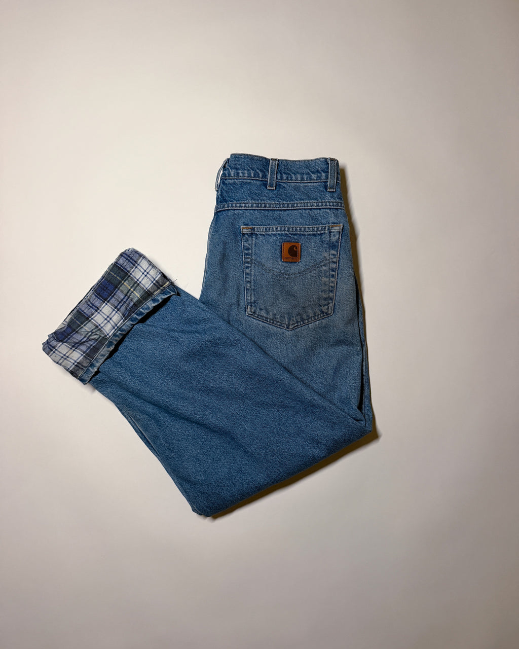 carhartt plaid lined jeans