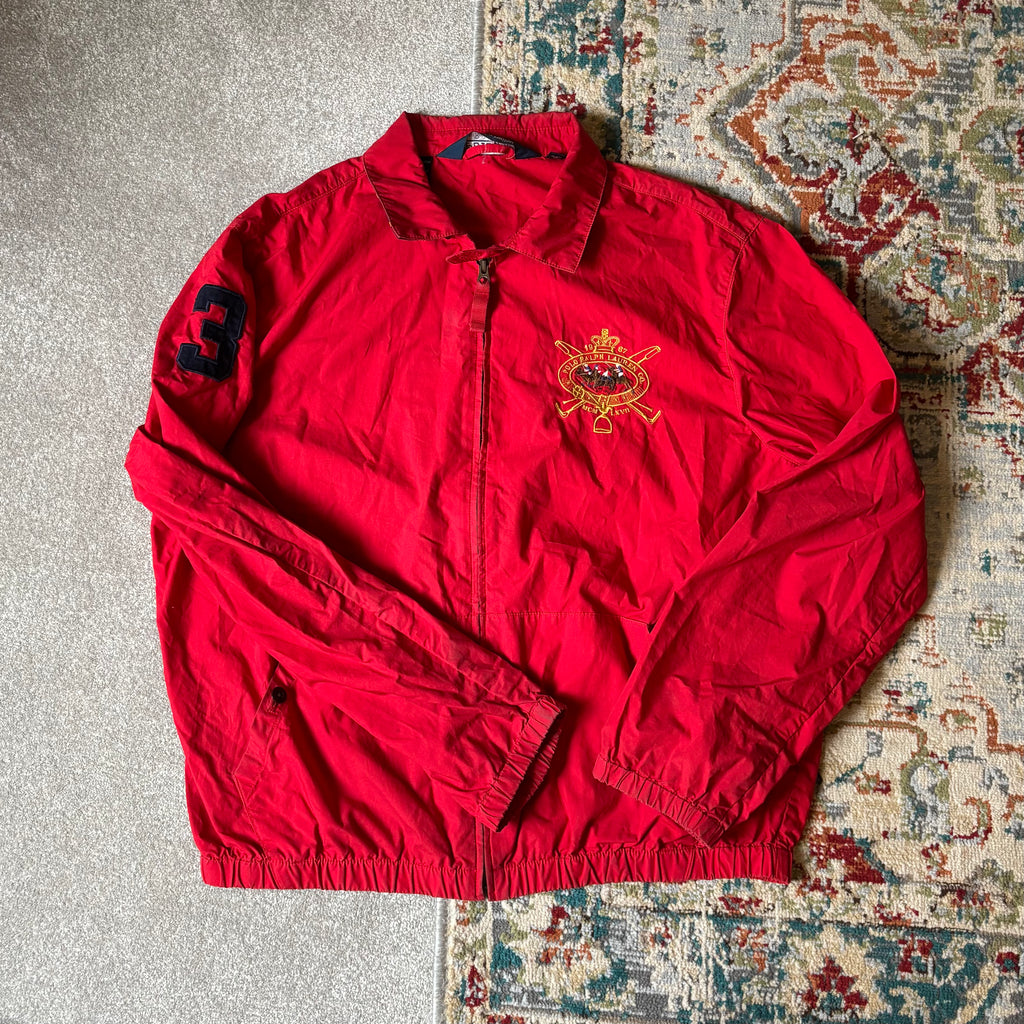 ralph lauren red harrington jacket