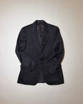 balmain stripey charcoal jacket