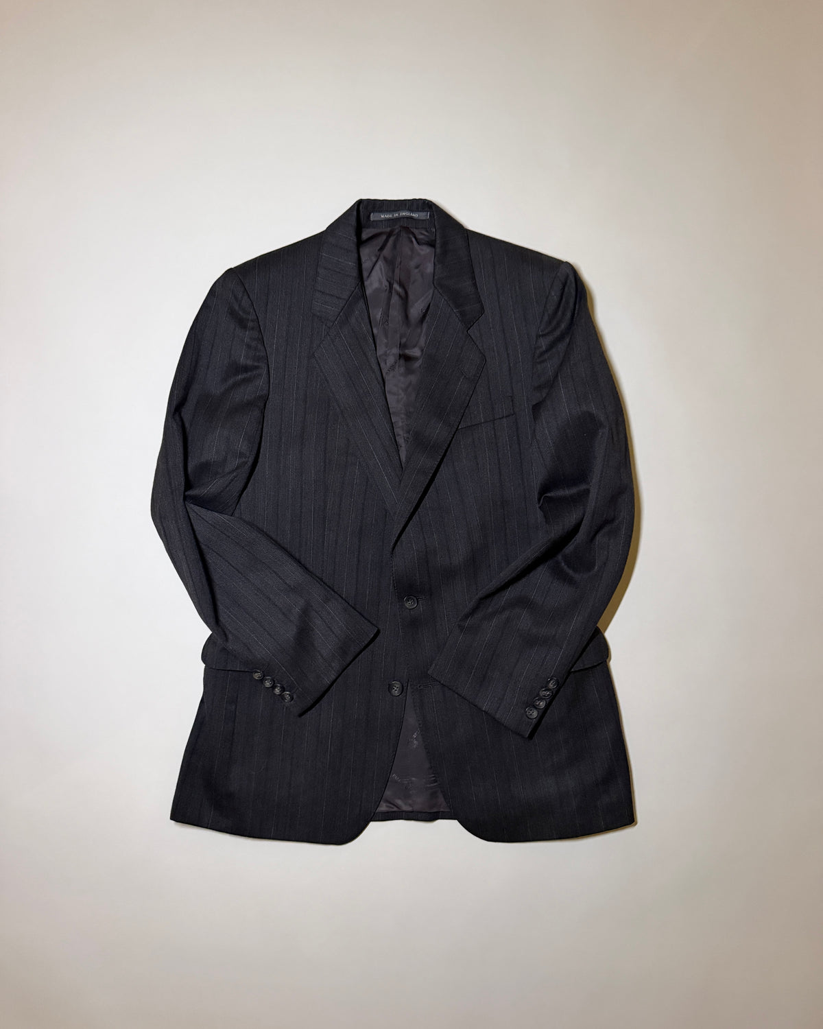 balmain stripey charcoal jacket