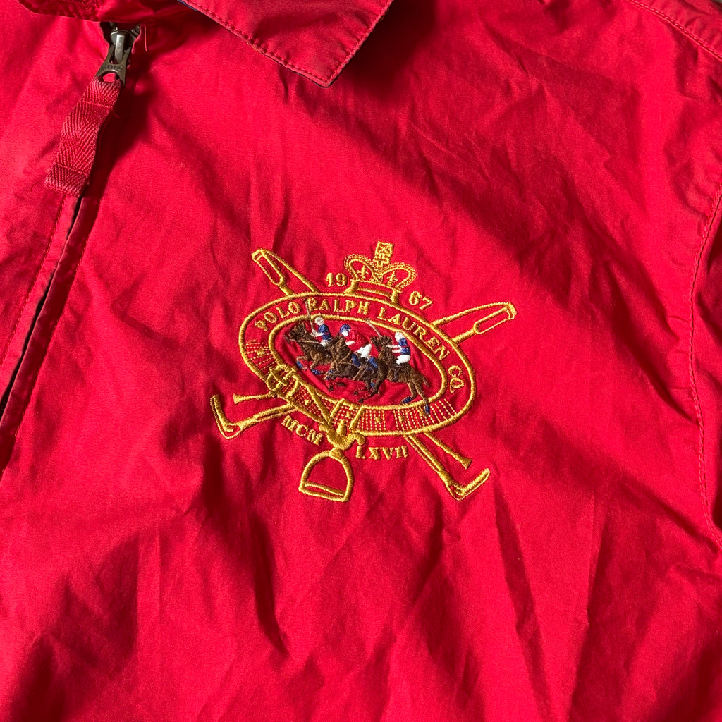 ralph lauren red harrington jacket