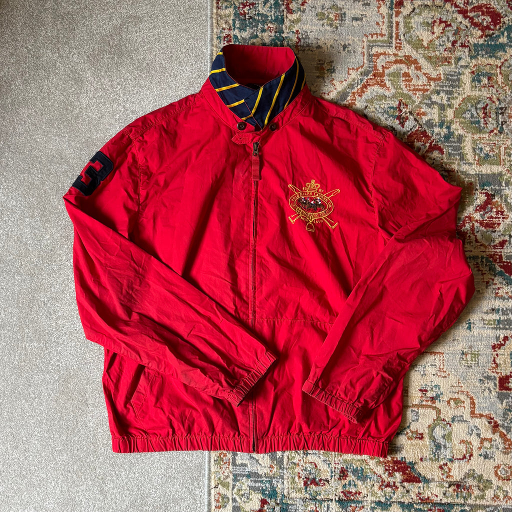 ralph lauren red harrington jacket