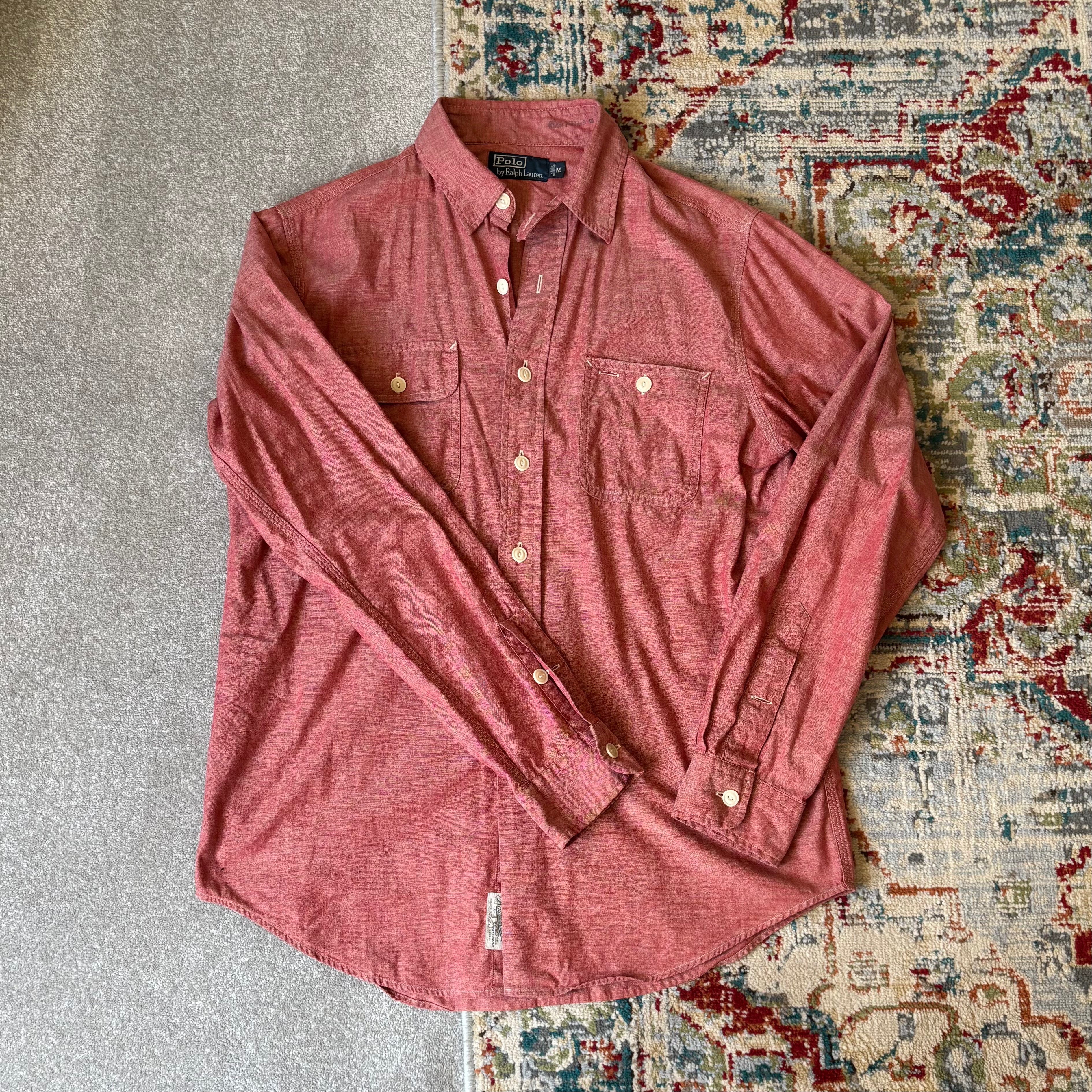ralph lauren double pocket cowboy shirt