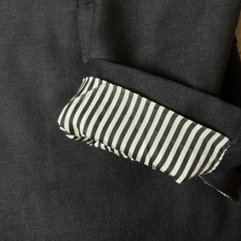 ralph lauren charcoal grey sports coat