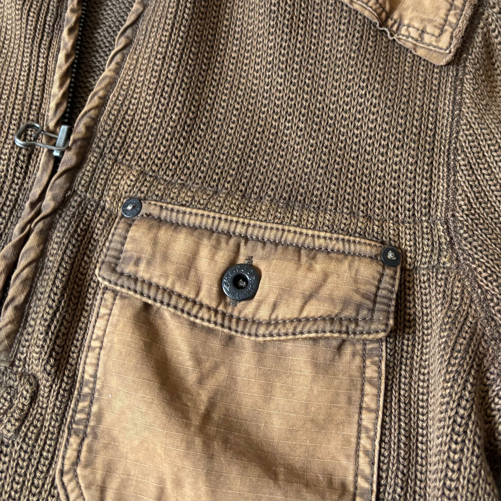 ralph lauren brown utility jumper