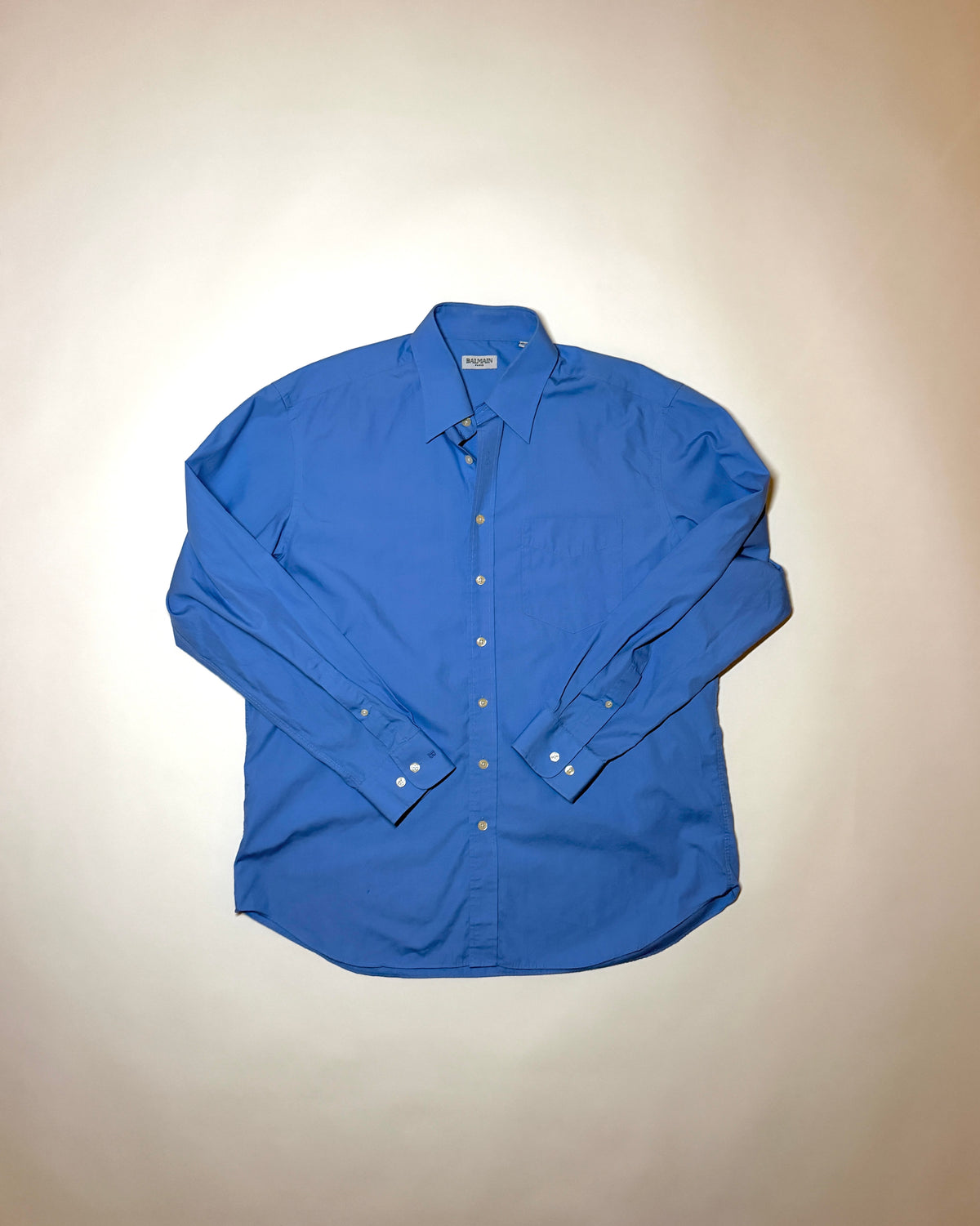 balmain blue shirt