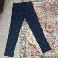 ralph lauren navy, scanian cross flag embroidered trousers