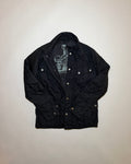 barbour navy quilted international jacket "75th anniversary"