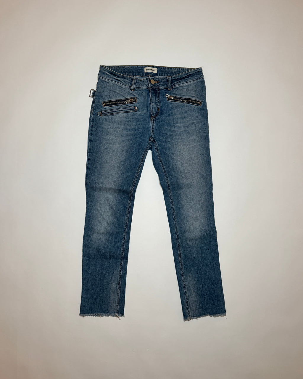 zadig & voltaire low-rise jeans