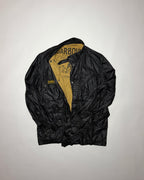 barbour black international beacon jacket