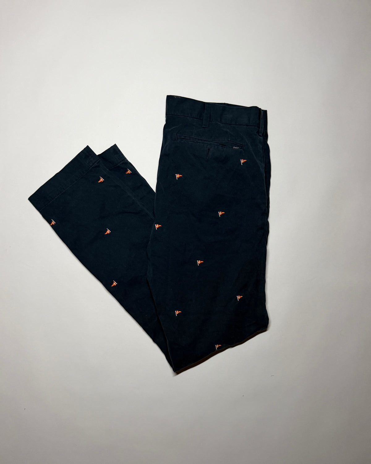 ralph lauren navy scanian flag chinos