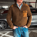 ralph lauren brown utility jumper