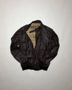 barbour brown beacon flyer jacket