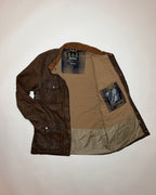 barbour brown 4 oz wax jacket