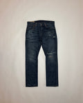 ralph lauren distressed slim fit jeans
