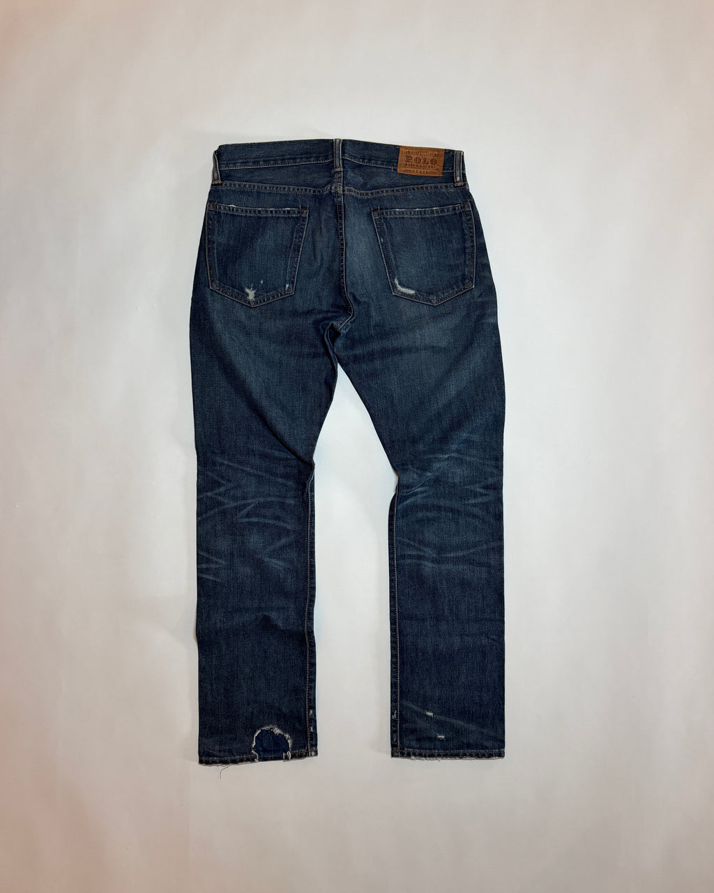 ralph lauren distressed slim fit jeans