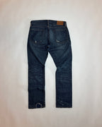 ralph lauren distressed slim fit jeans
