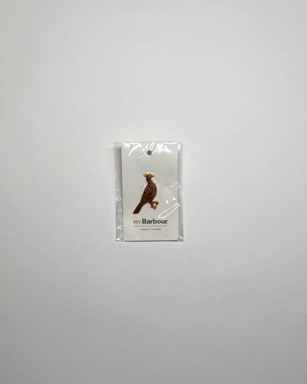 barbour enamel pheasant pin