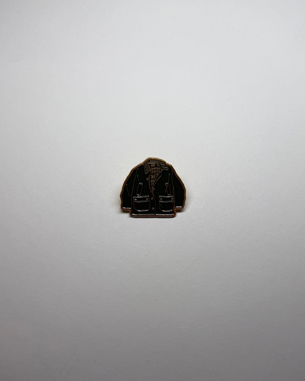 barbour enamel beaufort wax jacket pin