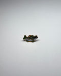 barbour green and gold enamel fish pin