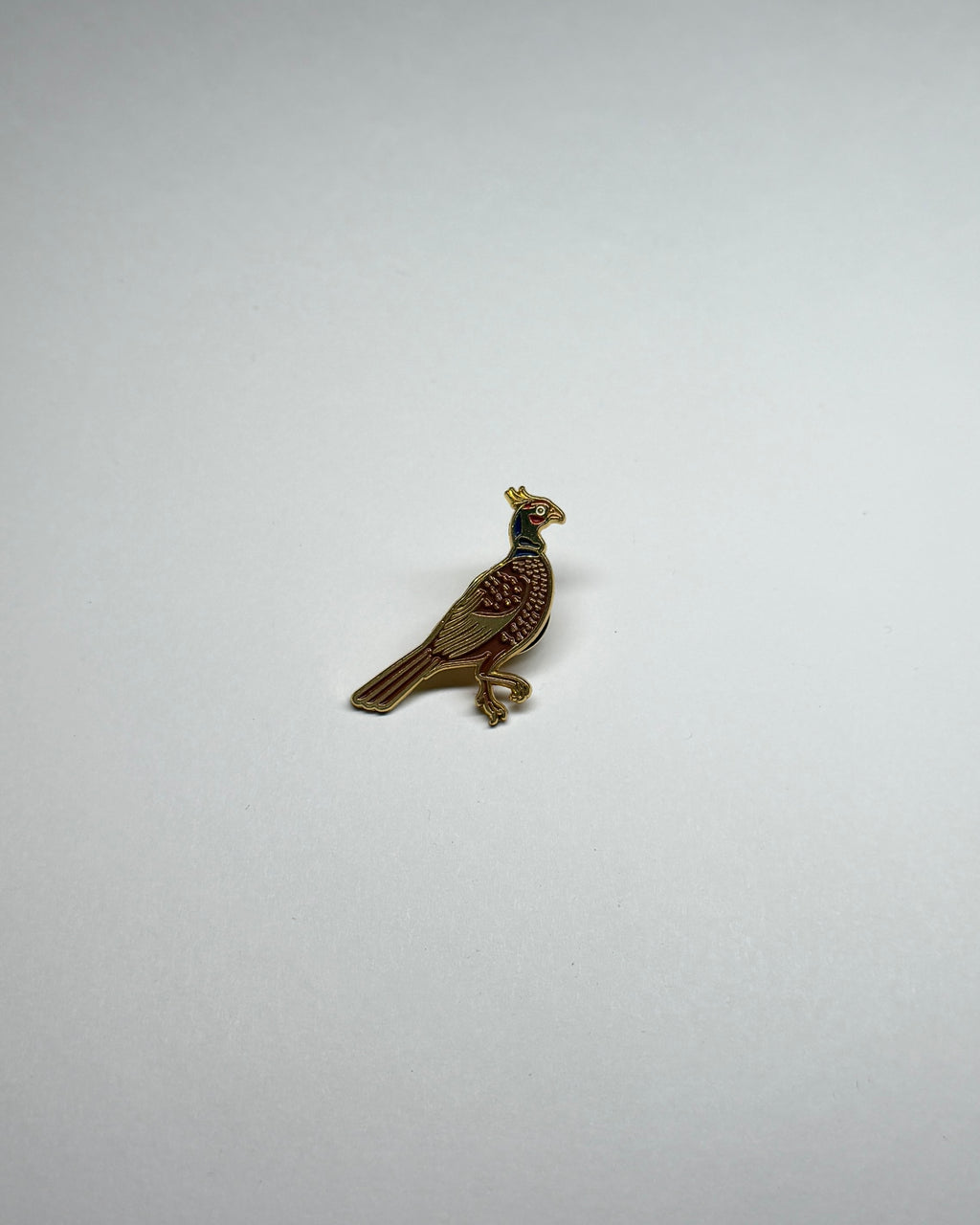 barbour enamel pheasant pin